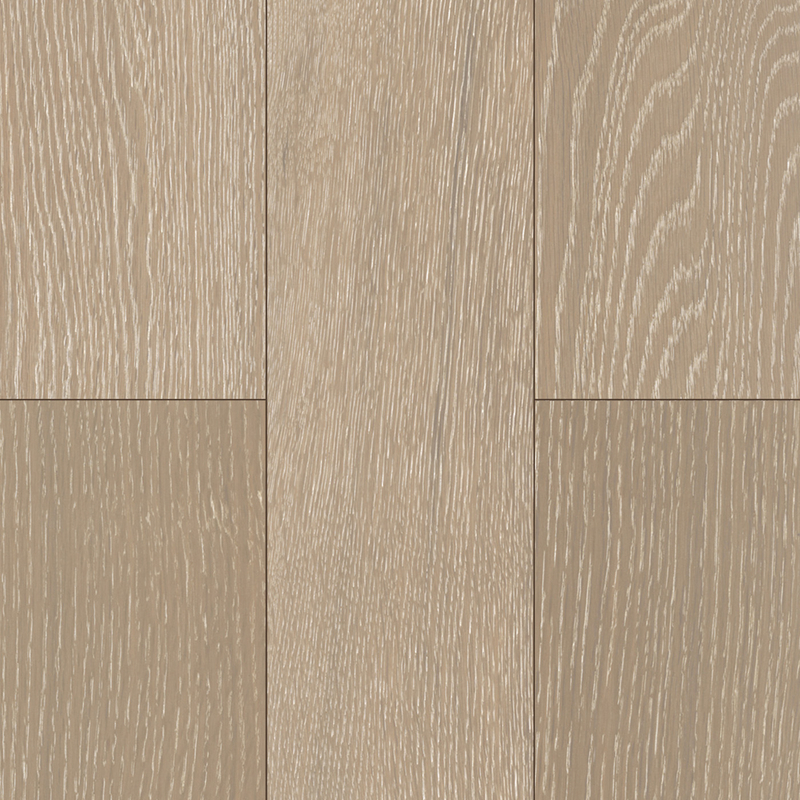 White Brush Oak Veneer Parquet Flooring 