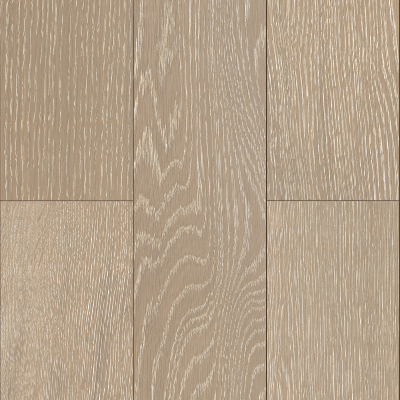 White Brush Oak Veneer Parquet Flooring 