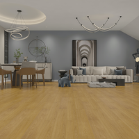 Natural Oak SPC Floor Wood Veneer 
